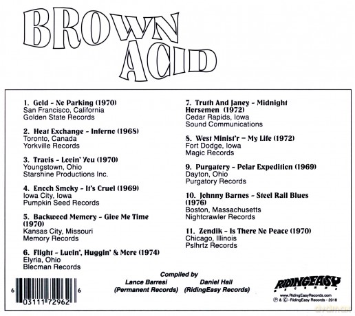 Brown Acid: The Sixth Trip [CD]