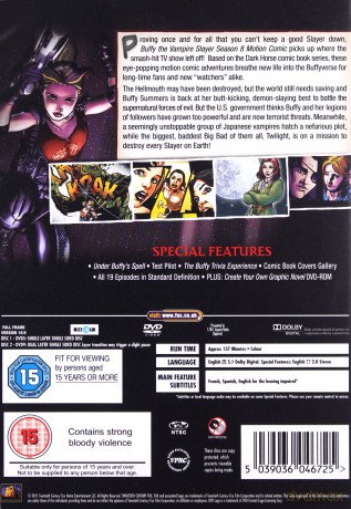Buffy The Vampire Slayer Season 8 Motion Comic (Buffy: Postrach wampirów) [DVD]
