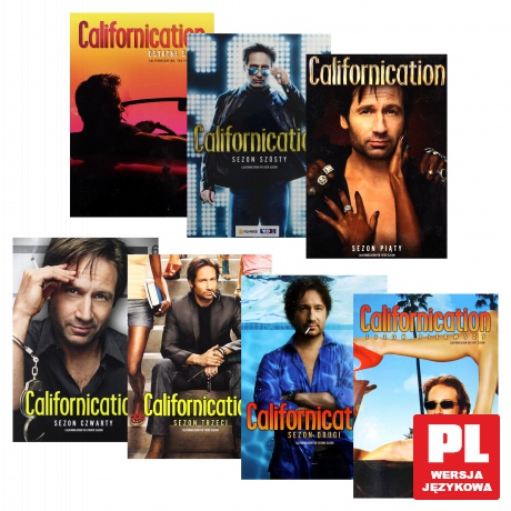 Californication sezony 1+2+3+4+5+6+7 Kolekcja Pakiet [21DVD]