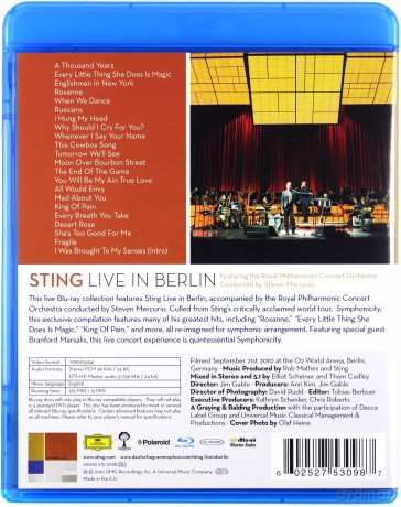Sting: Live in Berlin [Blu-Ray]