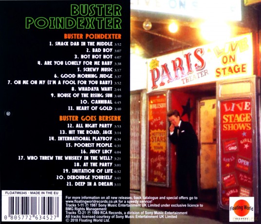 Buster Poindexter: Buster Goes Beserk / Buster Poindexter [CD]