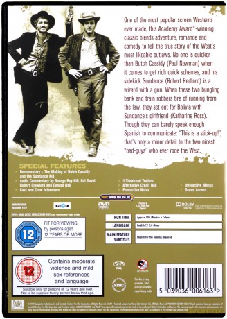 Butch Cassidy And The Sundance Kid [DVD]