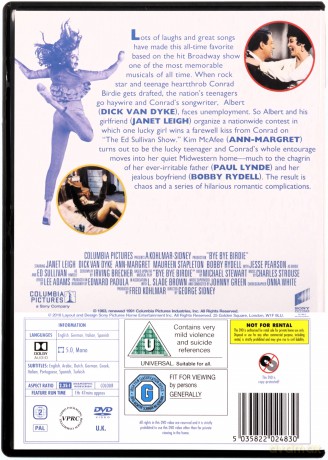 Bye Bye Birdie (1963) [DVD]