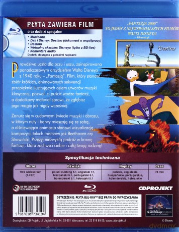 Fantazja 2000 (Disney) [Blu-Ray]
