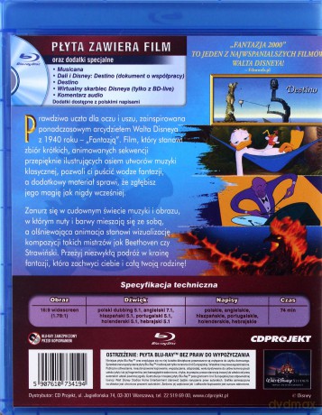 Fantazja 2000 (Disney) [Blu-Ray]