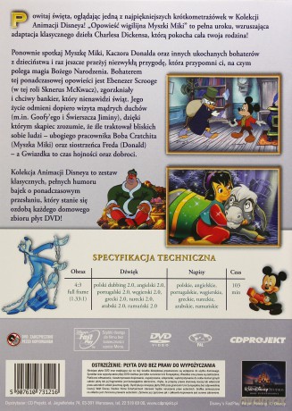 Opowieść wigilijna Myszki Miki (Disney) [DVD]