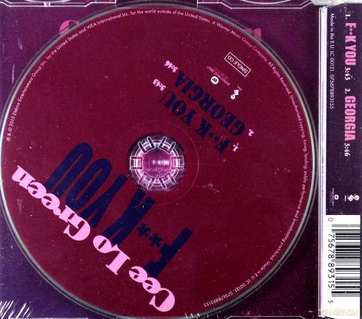 Cee Lo Green: Fuck You (2track) [CD]