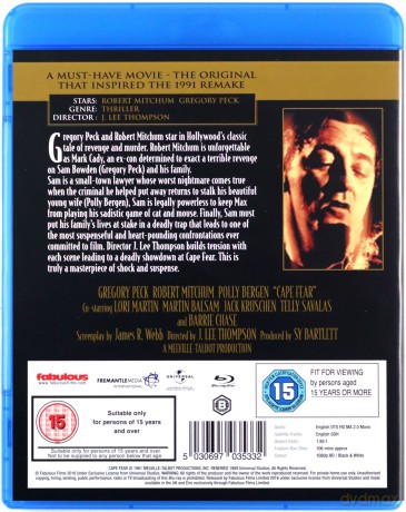 Cape Fear (Przylądek strachu) [Blu-Ray]