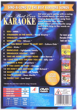 The Best Ever Karaoke [DVD]