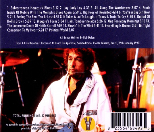 Bob Dylan: Blame It On Rio [CD]
