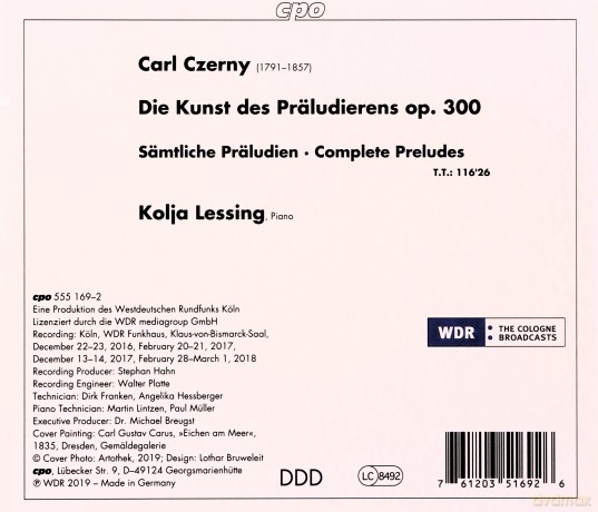 Diogenes Quartett: Carl Czerny: Die Kunst Des Praludierens [2CD]