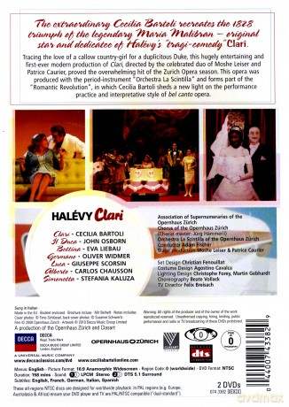 Bartoli Cecilia: Halevy:Clari [DVD]