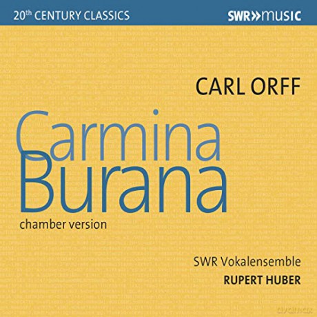 Swr Vokalensemble: Carl Orff: Carmina Burana - Chamber Version [CD]