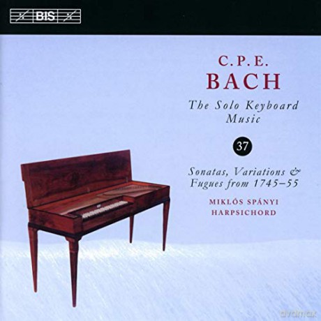 Miklos Spanyi: Carl Philipp Emanuel Bach: The Solo Keyboard Music. Vol. 37 [CD]