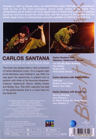 Carlos Santana: Carlos Santana Plays Blues At Montreux 2004 [DVD]