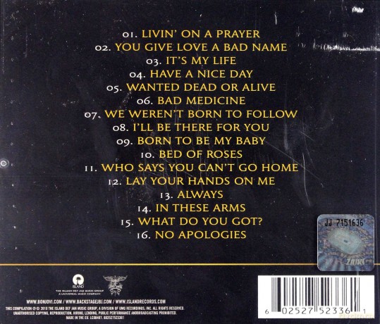 Bon Jovi: Greatest Hits Ultimate Collection [CD]