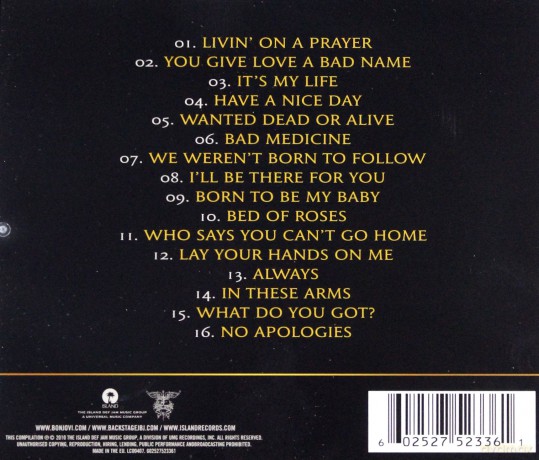 Bon Jovi: Greatest Hits Ultimate Collection [CD]