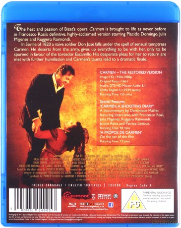 Carmen: The Restored Edition [Blu-Ray]