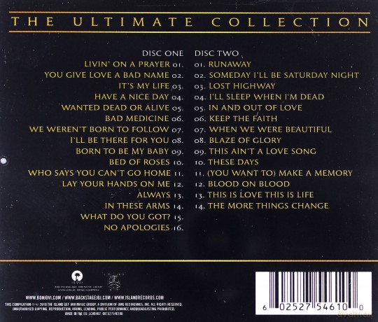 Bon Jovi: Greatest Hits- Ultimate Collection (PL) [2CD]