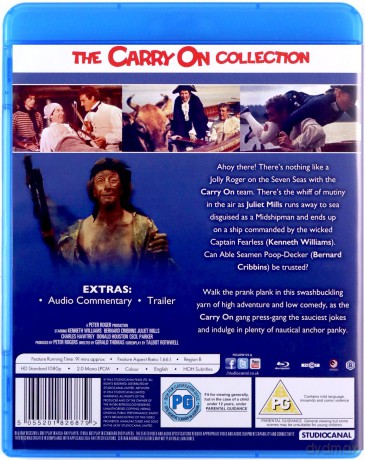 Carry On Jack [Blu-Ray]