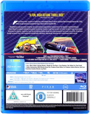 Auta 3 (Disney) [Blu-Ray]