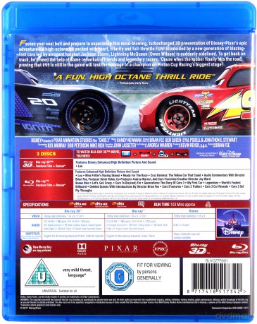 Auta 3 (Disney) [Blu-Ray 3D]+[2xBlu-Ray]