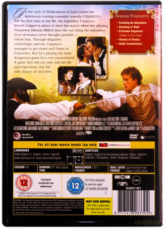 Casanova [DVD] film
