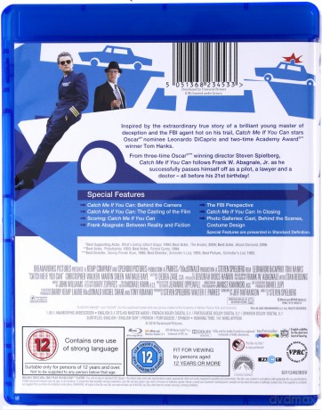 Catch Me If You Can (Złap mnie, jeśli potrafisz) [Blu-Ray]