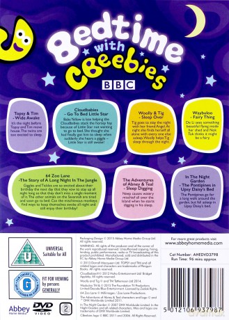 Bedtime With Cbeebies (BBC) [DVD]