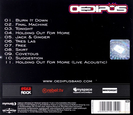 Oedipus: Oedipus [CD]