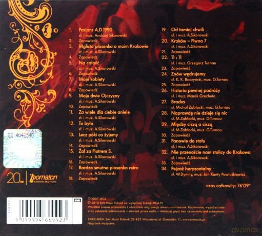 Andrzej Sikorowski & Grzegorz Turnau: Pasjans Dla Dwóch (digipack) [CD]