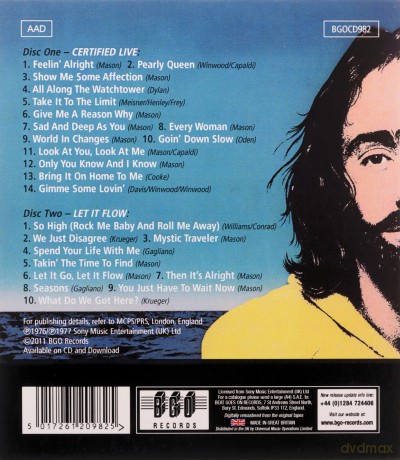 Dave Mason: Certified Live Let It Flow [2CD]