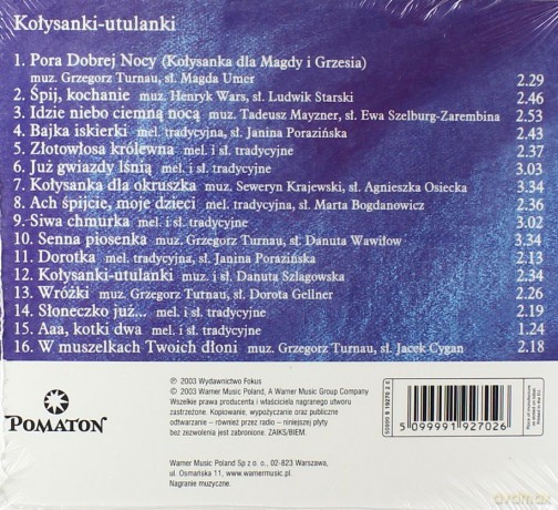 Magda Umer & Grzegorz Turnau: Kołysanki-Utulanki (digipack) [CD]