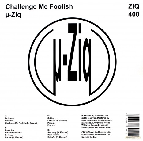 U-Ziq: Challenge Me Foolish [2xWinyl]