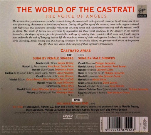 Various Artists: The World Of Castrati-Angel Voices [3CD]