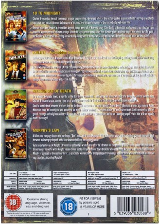 Charles Bronson Collection: 10 minut do północy / Kinjite: Forbidden Subjects / Posłaniec śmierci / Prawo Murphy'ego [4DVD]