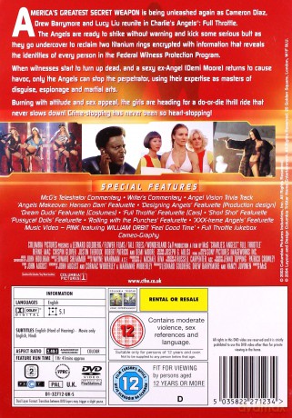 Charlies Angels Full Throttle (Aniołki Charliego 2: Zawrotna szybkość) [DVD]
