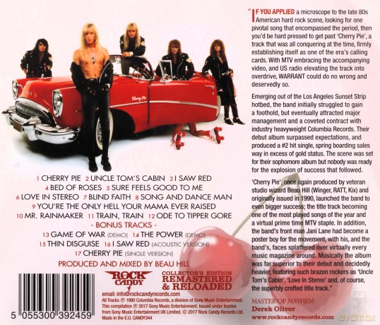Warrant: Cherry Pie [CD]