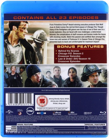 Chicago Fireseries 3 [6xBlu-Ray]