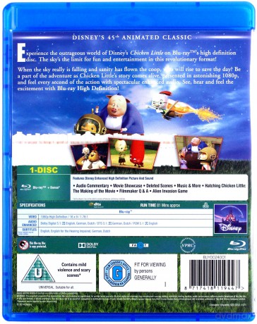 Chicken Little (Kurczak Mały) [Blu-Ray]