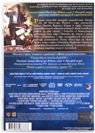 Harry Potter i Kamień Filozoficzny wydanie kolekcjonerskie [3DVD]