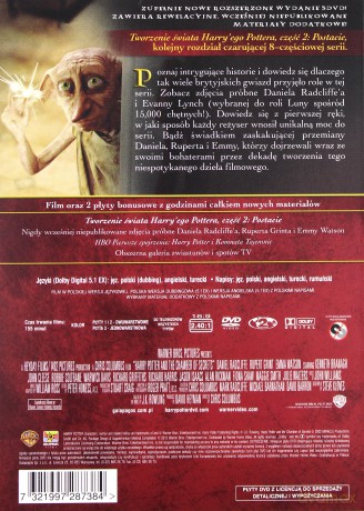 Harry Potter i Komnata Tajemnic wydanie kolekcjonerskie [3DVD]