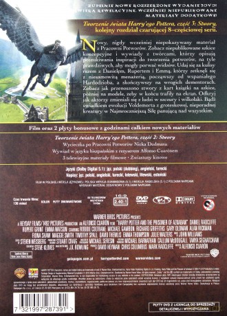 Harry Potter i Więzień Azkabanu wydanie kolekcjonerskie [3DVD]
