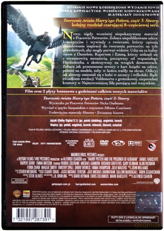 Harry Potter i Więzień Azkabanu wydanie kolekcjonerskie [3DVD]