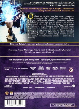 Harry Potter i Czara Ognia wydanie kolekcjonerskie [3DVD]