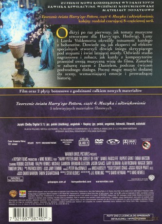 Harry Potter i Czara Ognia wydanie kolekcjonerskie [3DVD]