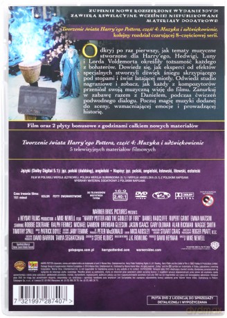 Harry Potter i Czara Ognia wydanie kolekcjonerskie [3DVD]
