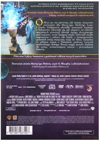 Harry Potter i Czara Ognia wydanie kolekcjonerskie [3DVD]