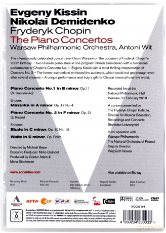Kissindemidenkowarsaw Powit: Chopin The Piano Concertos Kissindemidenko [DVD]