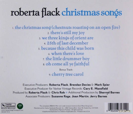 Roberta Flack: Christmas Songs [CD]